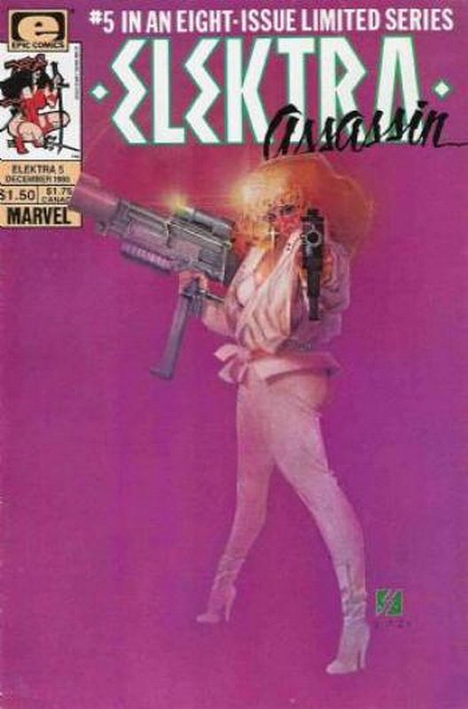 Cover of Elektra: Assassin (1986 Ltd) #5. One of 250,000 Vintage American Comics on sale from Krypton!