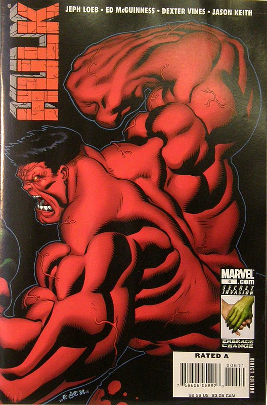 Cover of Hulk (Red) #6. One of 250,000 Vintage American Comics on sale from Krypton!