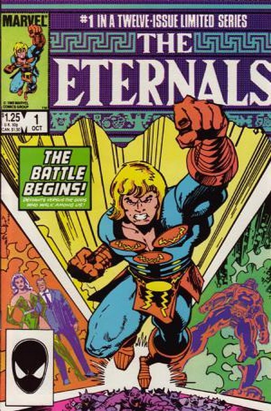 Cover of Eternals (1985-86 Ltd) #1. One of 250,000 Vintage American Comics on sale from Krypton!