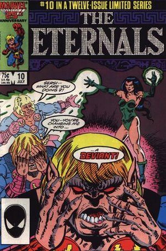 Cover of Eternals (1985-86 Ltd) #10. One of 250,000 Vintage American Comics on sale from Krypton!