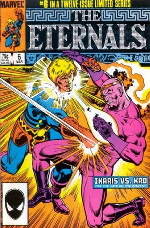 Cover of Eternals (1985-86 Ltd) #6. One of 250,000 Vintage American Comics on sale from Krypton!