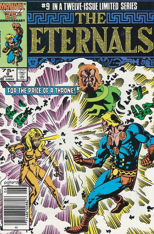 Cover of Eternals (1985-86 Ltd) #9. One of 250,000 Vintage American Comics on sale from Krypton!
