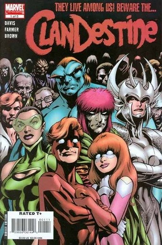 Cover of Clandestine (2008 Ltd) #1. One of 250,000 Vintage American Comics on sale from Krypton!