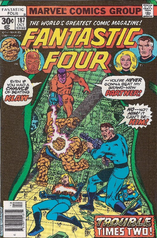 Cover of Fantastic Four (Vol 1) #187. One of 250,000 Vintage American Comics on sale from Krypton!