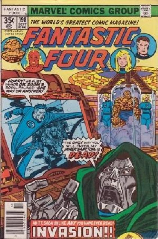 Cover of Fantastic Four (Vol 1) #198. One of 250,000 Vintage American Comics on sale from Krypton!