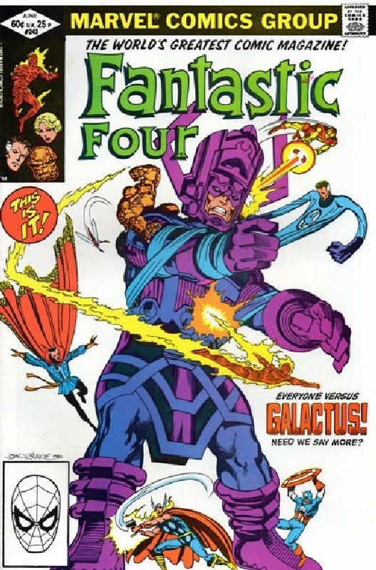 Cover of Fantastic Four (Vol 1) #243. One of 250,000 Vintage American Comics on sale from Krypton!