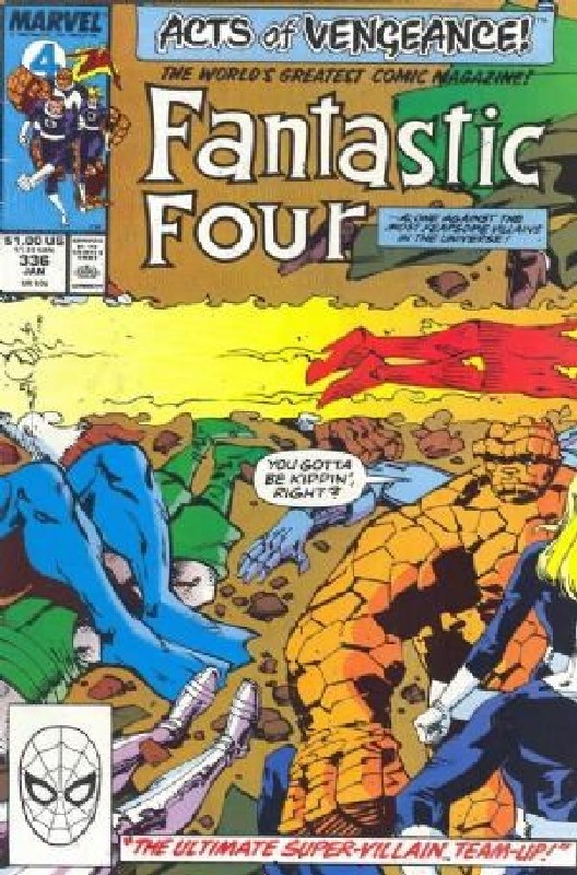 Cover of Fantastic Four (Vol 1) #336. One of 250,000 Vintage American Comics on sale from Krypton!