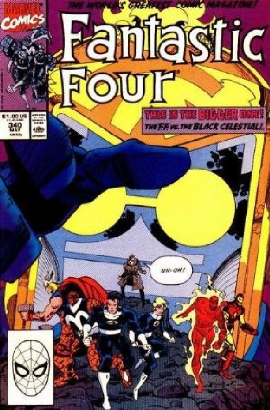 Cover of Fantastic Four (Vol 1) #340. One of 250,000 Vintage American Comics on sale from Krypton!
