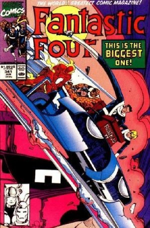 Cover of Fantastic Four (Vol 1) #341. One of 250,000 Vintage American Comics on sale from Krypton!