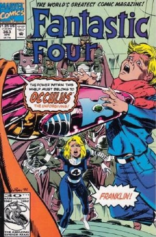 Cover of Fantastic Four (Vol 1) #363. One of 250,000 Vintage American Comics on sale from Krypton!
