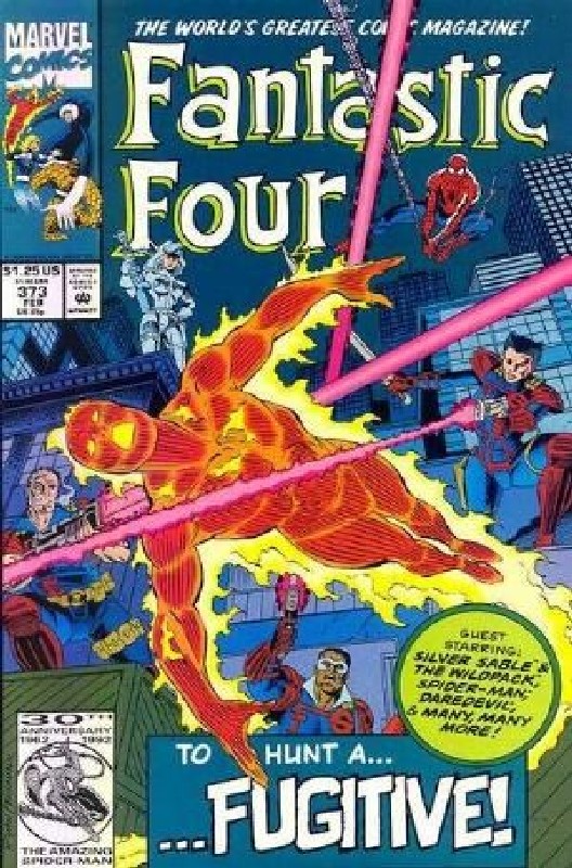 Cover of Fantastic Four (Vol 1) #373. One of 250,000 Vintage American Comics on sale from Krypton!