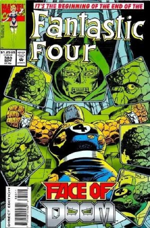 Cover of Fantastic Four (Vol 1) #380. One of 250,000 Vintage American Comics on sale from Krypton!