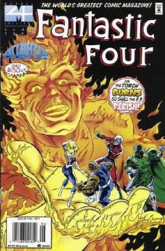 Cover of Fantastic Four (Vol 1) #401. One of 250,000 Vintage American Comics on sale from Krypton!