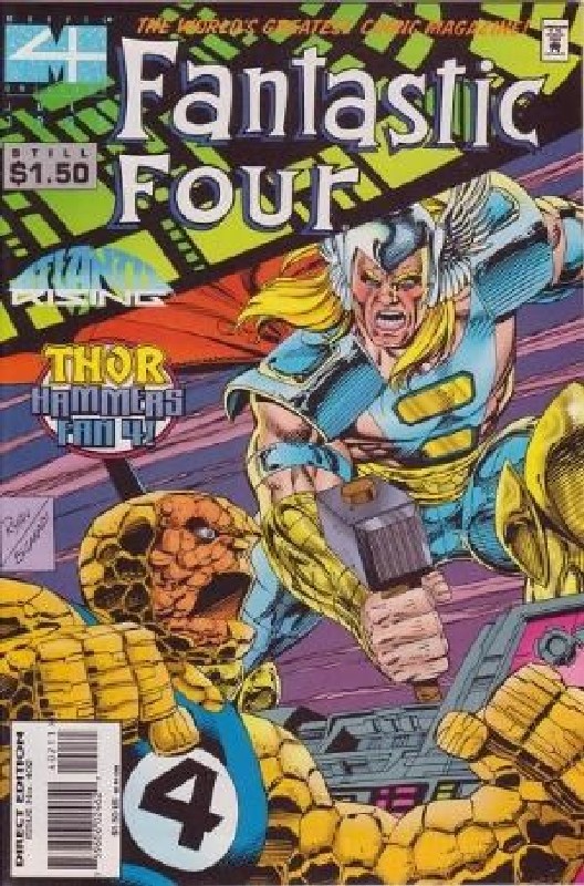 Cover of Fantastic Four (Vol 1) #402. One of 250,000 Vintage American Comics on sale from Krypton!