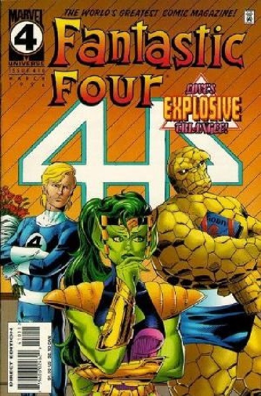 Cover of Fantastic Four (Vol 1) #410. One of 250,000 Vintage American Comics on sale from Krypton!