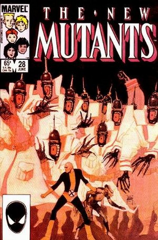 Cover of New Mutants (Vol 1) #28. One of 250,000 Vintage American Comics on sale from Krypton!