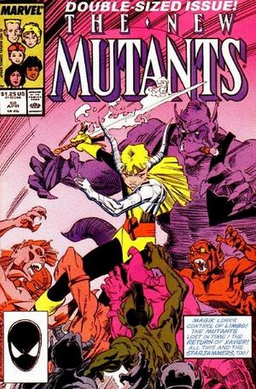 Cover of New Mutants (Vol 1) #50. One of 250,000 Vintage American Comics on sale from Krypton!