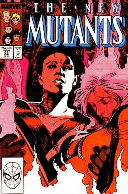 Cover of New Mutants (Vol 1) #62. One of 250,000 Vintage American Comics on sale from Krypton!