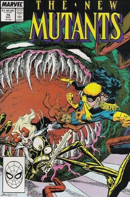 Cover of New Mutants (Vol 1) #70. One of 250,000 Vintage American Comics on sale from Krypton!