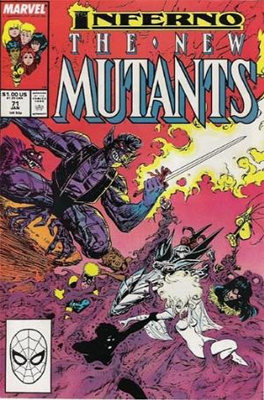 Cover of New Mutants (Vol 1) #71. One of 250,000 Vintage American Comics on sale from Krypton!