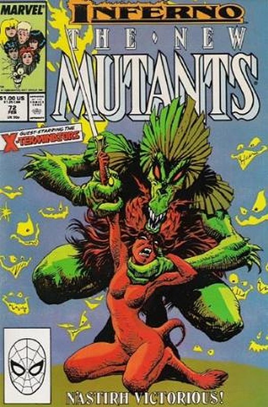 Cover of New Mutants (Vol 1) #72. One of 250,000 Vintage American Comics on sale from Krypton!