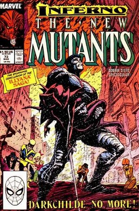 Cover of New Mutants (Vol 1) #73. One of 250,000 Vintage American Comics on sale from Krypton!