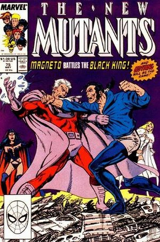 Cover of New Mutants (Vol 1) #75. One of 250,000 Vintage American Comics on sale from Krypton!