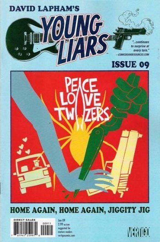 Cover of Young Liars (Vol 1) #9. One of 250,000 Vintage American Comics on sale from Krypton!