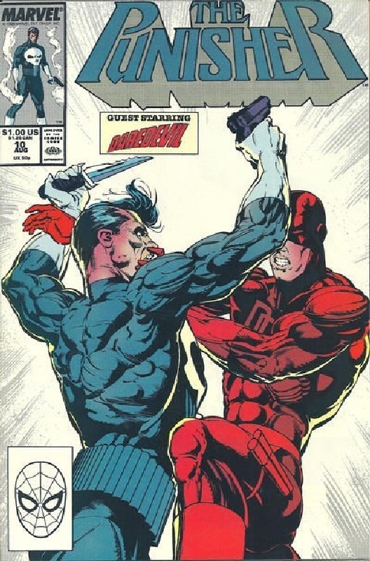 Crossover with Daredevil #257<br> Cover of Punisher (Vol 1) #10. One of 250,000 Vintage American Comics on sale from Krypton!