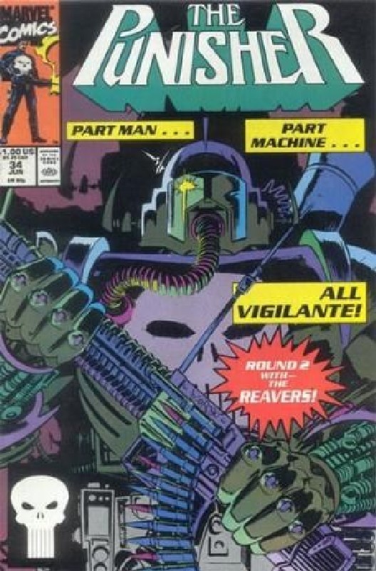 Cover of Punisher (Vol 1) #34. One of 250,000 Vintage American Comics on sale from Krypton!