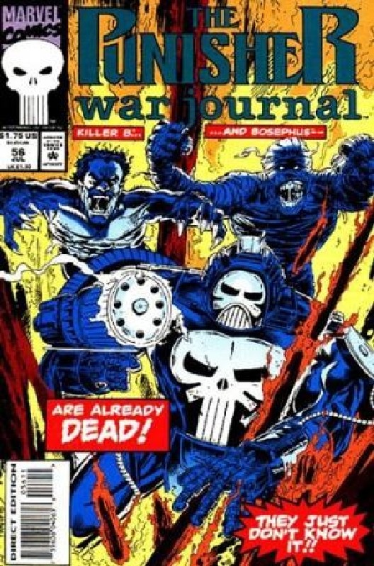 Cover of Punisher War Journal (Vol 1) #56. One of 250,000 Vintage American Comics on sale from Krypton!