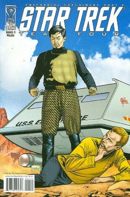 Cover of Star Trek Year Four: The Enterprise Experiment #4. One of 250,000 Vintage American Comics on sale from Krypton!