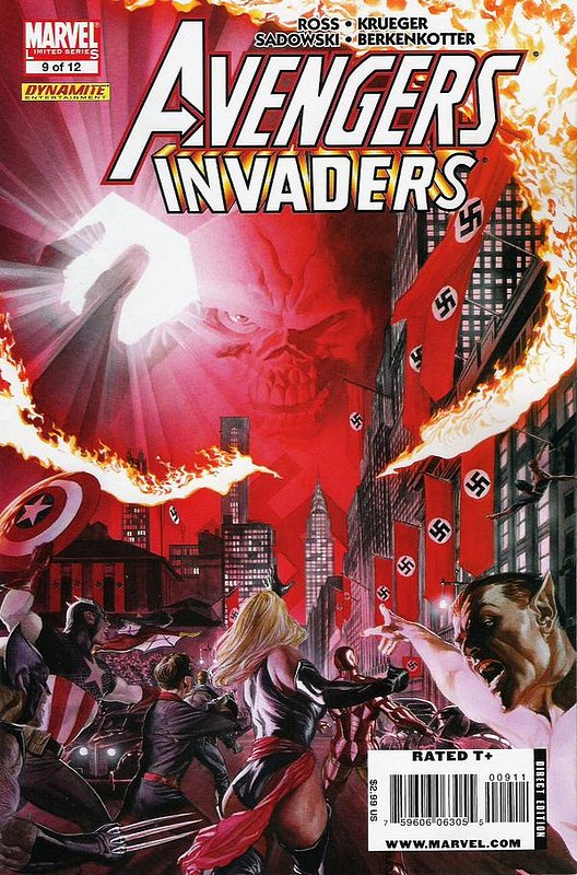 Cover of Avengers/Invaders (2008 Ltd) #9. One of 250,000 Vintage American Comics on sale from Krypton!