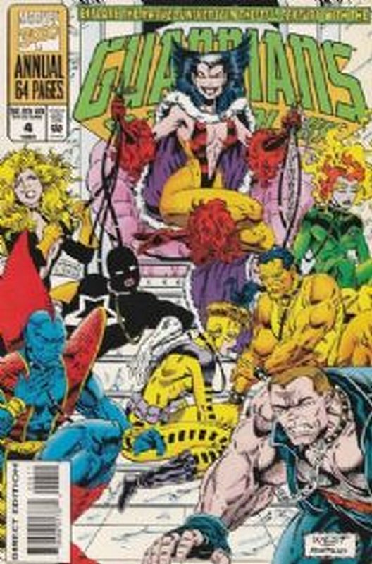 Cover of Guardians of the Galaxy (Vol 1) Annual #4. One of 250,000 Vintage American Comics on sale from Krypton!