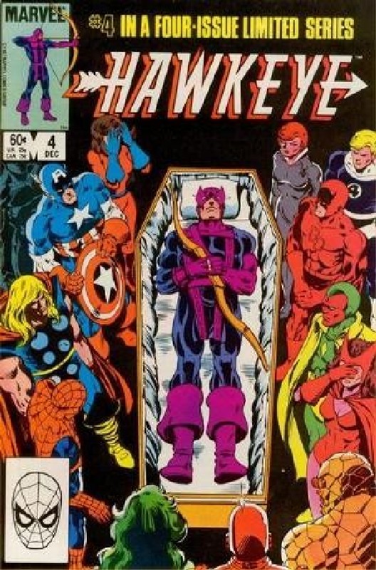 Cover of Hawkeye (1983 Ltd) #4. One of 250,000 Vintage American Comics on sale from Krypton!