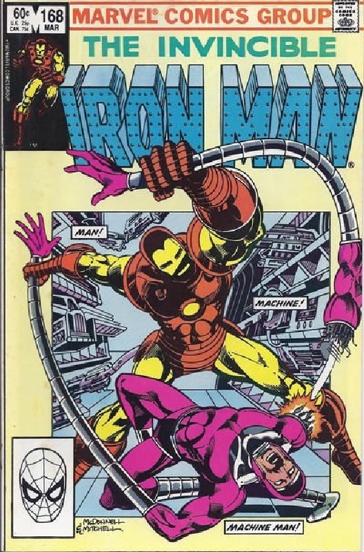 Cover of Iron Man (Vol 1) #168. One of 250,000 Vintage American Comics on sale from Krypton!