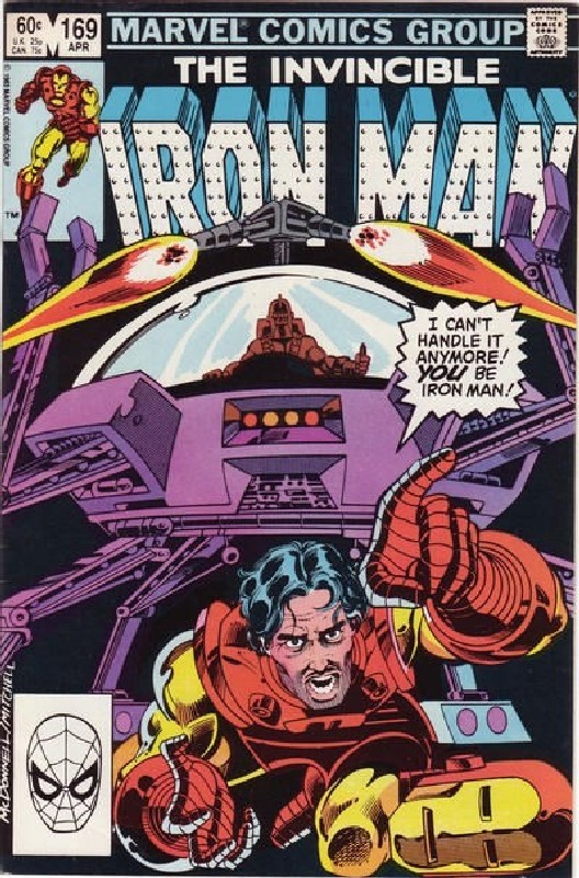 Cover of Iron Man (Vol 1) #169. One of 250,000 Vintage American Comics on sale from Krypton!