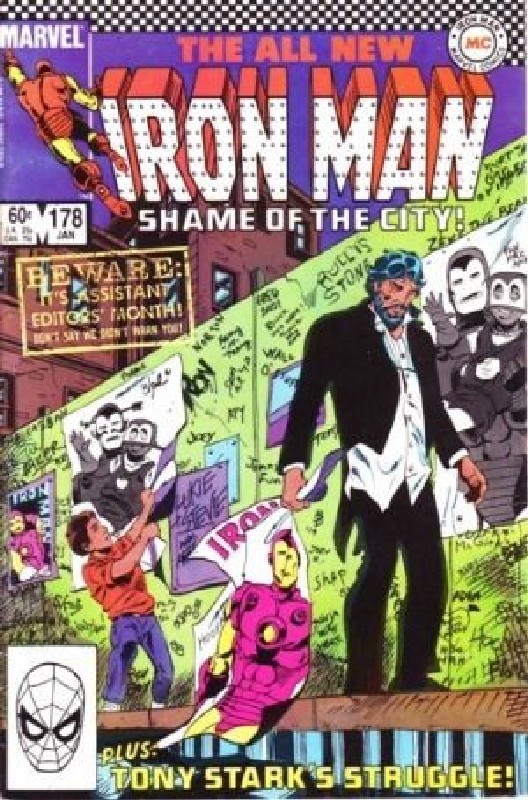 Cover of Iron Man (Vol 1) #178. One of 250,000 Vintage American Comics on sale from Krypton!
