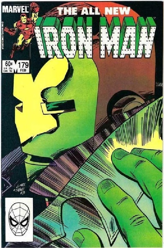 Cover of Iron Man (Vol 1) #179. One of 250,000 Vintage American Comics on sale from Krypton!