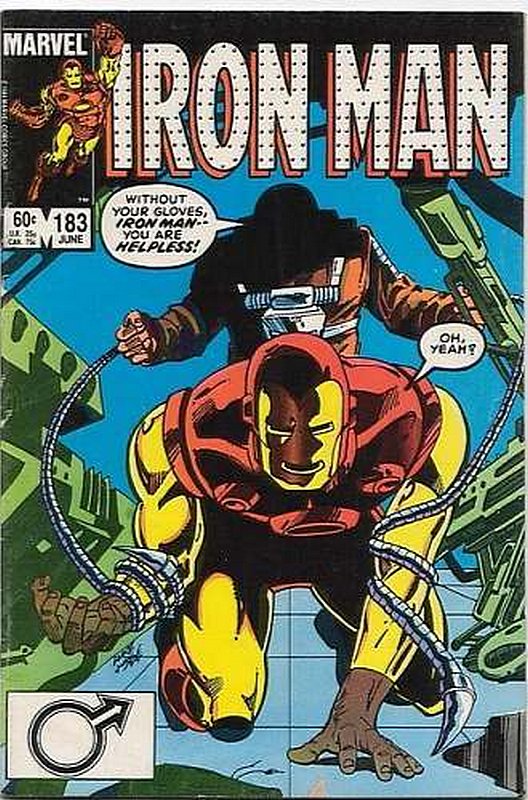 Cover of Iron Man (Vol 1) #183. One of 250,000 Vintage American Comics on sale from Krypton!