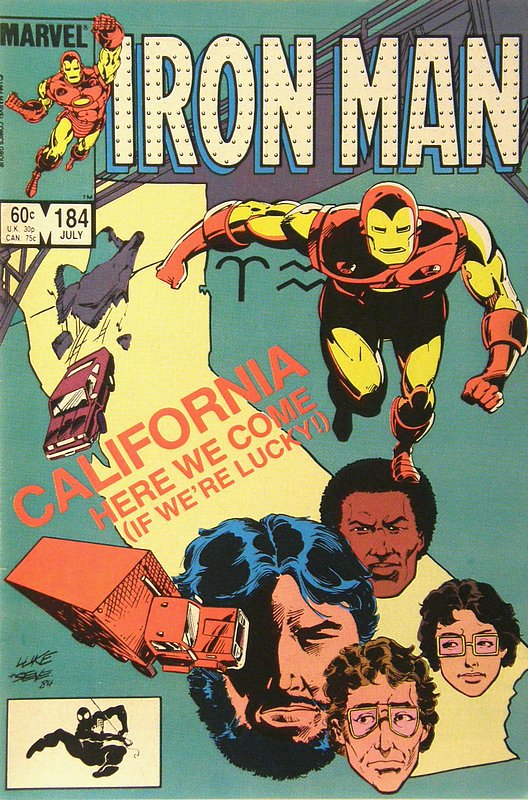 Cover of Iron Man (Vol 1) #184. One of 250,000 Vintage American Comics on sale from Krypton!