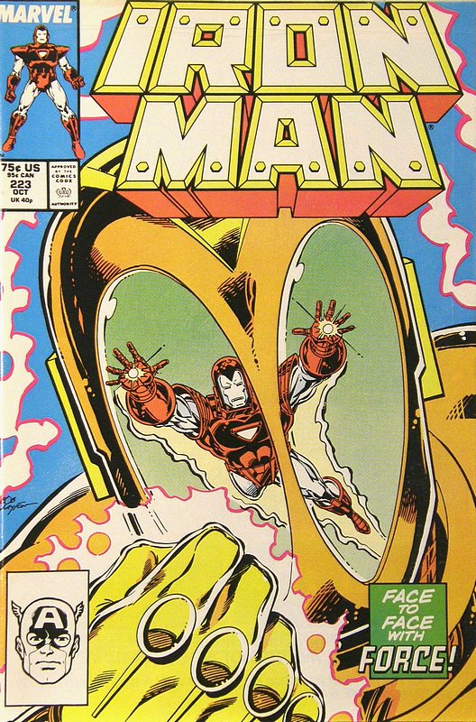 Cover of Iron Man (Vol 1) #223. One of 250,000 Vintage American Comics on sale from Krypton!