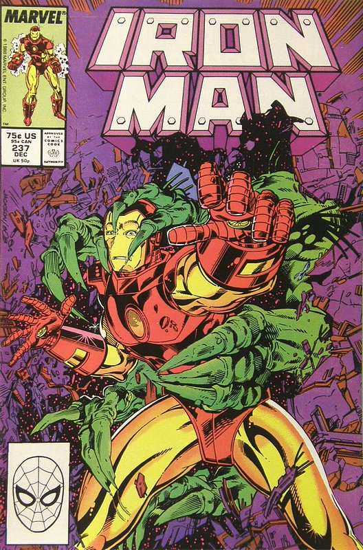 Cover of Iron Man (Vol 1) #237. One of 250,000 Vintage American Comics on sale from Krypton!