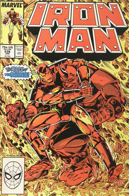 Cover of Iron Man (Vol 1) #238. One of 250,000 Vintage American Comics on sale from Krypton!