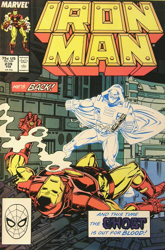 Cover of Iron Man (Vol 1) #239. One of 250,000 Vintage American Comics on sale from Krypton!