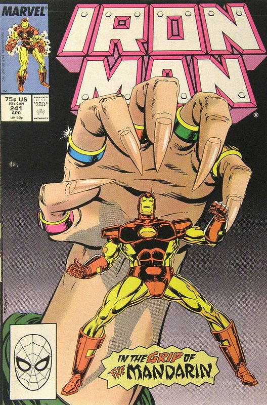Cover of Iron Man (Vol 1) #241. One of 250,000 Vintage American Comics on sale from Krypton!