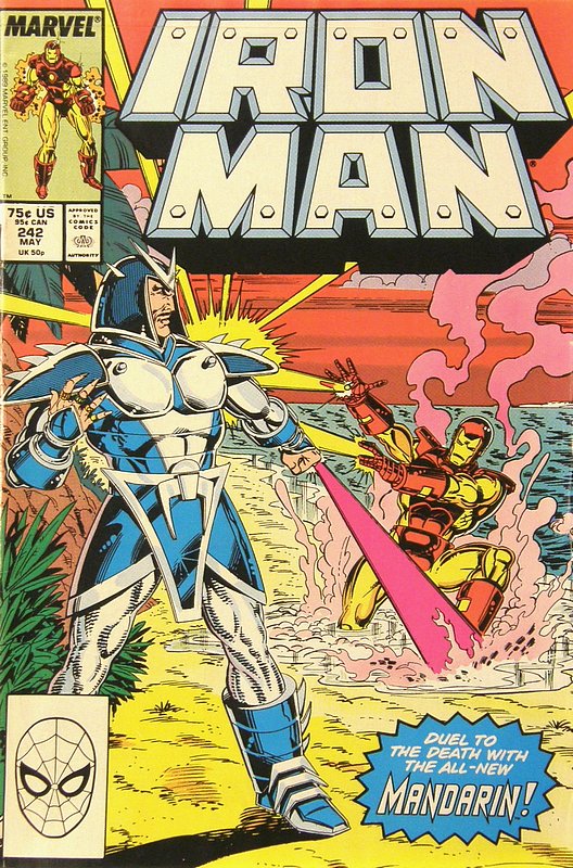 Cover of Iron Man (Vol 1) #242. One of 250,000 Vintage American Comics on sale from Krypton!