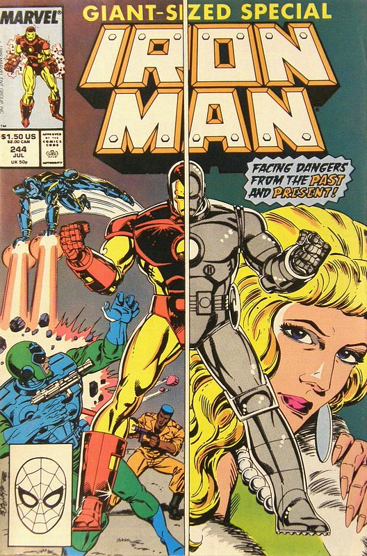 Cover of Iron Man (Vol 1) #244. One of 250,000 Vintage American Comics on sale from Krypton!