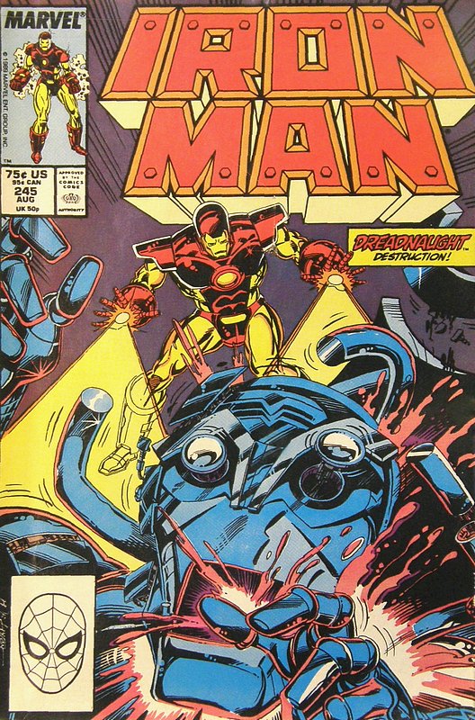 Cover of Iron Man (Vol 1) #245. One of 250,000 Vintage American Comics on sale from Krypton!