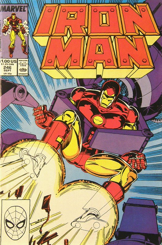 Cover of Iron Man (Vol 1) #246. One of 250,000 Vintage American Comics on sale from Krypton!